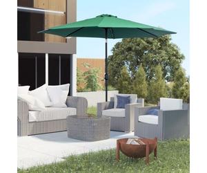 Outsunny 3(m) Tilting Parasol Garden Umbrellas, Outdoor Sun Shade with 8 Ribs, T