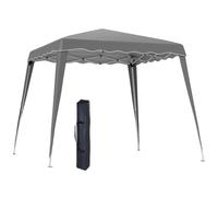 Outsunny 3 M x 3 M Base/ 2.5 M x 2.5 M Top Pop Up Gazebo, Grey
