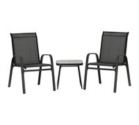 Outsunny 3 Pieces Outdoot Bistro Set