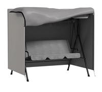 Outsunny 3 Seater 600D Oxford Patio Swing Chair Cover Outdoor Garden Furniture Rain Protection Protector Waterproof Anti-UV, 177 x 114 x 152cm, Light Grey