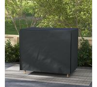 3 Seater Garden Swing Cover Windproof and Anti-UV Black