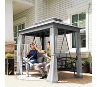 Outsunny 3 Seater Swing Chair Hammock Gazebo Patio Bench Outdoor