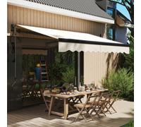 Outsunny 3 X 2.5M Electric Retractable Awning W/ Aluminium Frame Beige