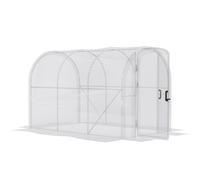 Outsunny 3 x 2 x 2m Polytunnel Greenhouse with Door, Galvanised Steel Frame