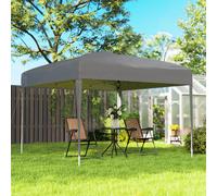 Outsunny 3 X 3 M Garden Pop Up Gazebo Marquee Party Tent Wedding Canopy Grey