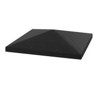 Outsunny 3 X 3(M) Gazebo Canopy Replacement Cover, Upf30+, Black