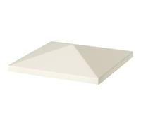Outsunny 3 X 3(M) Gazebo Canopy Replacement Cover, Upf30+, Cream White Cream