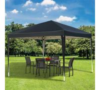 Outsunny 3 x 3m Garden Pop Up Gazebo Marquee Party Tent Wedding Canopy Black