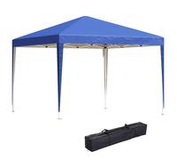 Outsunny 3 x 3m Garden Pop Up Gazebo Marquee Party Tent Wedding Canopy Blue