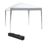 Outsunny 3 x 3m Waterproof Gazebo, Heavy Duty Garden Marquee, Party Tent with Folding Design and UV Protection, White Aosom UK
