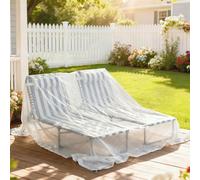 Outsunny 3 x 5m Waterproof Tarpaulin, 140GSM Tear-Resistant PE Tarp - 1 piece - 500 x 300 cm - Tarpaulin