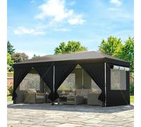 Outsunny 3 x 6 m Pop Up Gazebo, UPF50+ Wedding Party Tent Marquee - 590 x 297 x 285 cm - Pop Up Gazebo - 1