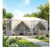 Outsunny 3 x 6 m Pop Up Gazebo, UPF50+ Wedding Party Tent Marquee - 590 x 297 x 285 cm - Pop Up Gazebo - 1
