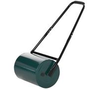 Outsunny 30 L Lawn Roller Large Heavy Duty Metal Sand or Water Filled