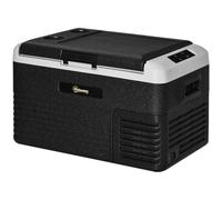 Outsunny Car Refrigerator Portable Fridge Freezer with 12/24V dc and 110-240V AC