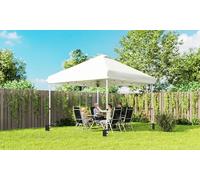 Outsunny 3m x 3m UPF50+ Pop-Up Gazebo with Wheels: Dark Blue