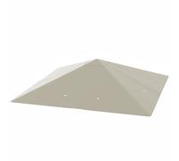Outsunny 3 X 3(M) Gazebo Canopy Replacement Cover With Drain Holes, Grey