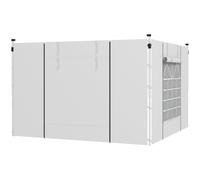 Outsunny 3x3(m) or 3x6m Pop Up Gazebo Side Panels Replacement - 2 Pack - White | TJ Hughes