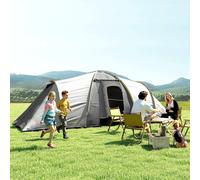 Outsunny 4-6 Person Camping Tent with 2 Bedroom, Living Area and Vestibule