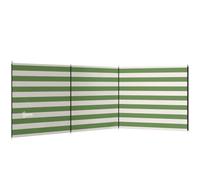 Outsunny 4 Pole Camping Windbreaks Carry Bag 540cm x 150cm | Beach Wind Shield Shelter, Windbreaker, Steel Poles, Outdoor Caravan Privacy Shield