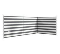 Outsunny 4 Pole Camping Windbreaks Carry Bag 540cm x 150cm | Beach Wind Shield Shelter, Windbreaker, Steel Poles, Outdoor Caravan Privacy Shield