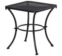 Outsunny 45cm Square Metal Outdoor Patio Bistro Table Coffee Desk