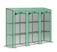 Outsunny 46 x 215cm Nine-Shelf Greenhouse