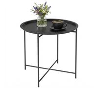 OutSunny Coffee Table Round Steel 460 x 460 x 500 mm