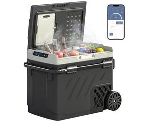 Outsunny 49L Compressor Car Fridge Freezer Camping Dual Zone 12V/240V
