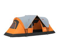 Outsunny 5-6 Man Dome Camping Tent - Orange
