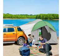 Outsunny 5 Man Tailgate Tent 2000mm Waterproof - Green