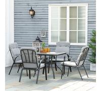 Outsunny 5 Pieces Garden Dining Set