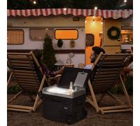 Outsunny 50L Car Refrigerator 12V Portable Freezer, Black