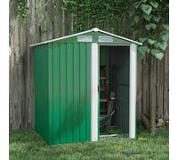 Outsunny 5ft x 4.3ft Outdoor Metal Storage Shed with Sliding Door Sloped Roof