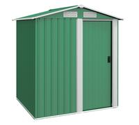 Outsunny 5ft x 4.3ft Outdoor Metal Storage Shed with Sliding Door Sloped Roof