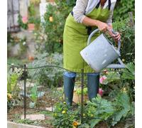 Outsunny 5PCs Decorative Garden Fencing Metal Border Edging