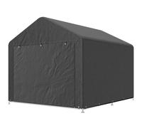 Outsunny 6.6 x 7.8ft Garden Storage Shed Tent Bike Tent, Dark Grey, Grey