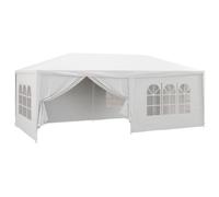 Outsunny 6 x 3(m) Outdoor Gazebo Canopy Party Tent with 6 Removable Side Walls