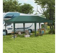 Outsunny 6 x 3(m) Pop Up Gazebo Patio Party Event Heavy Duty Canopy Green