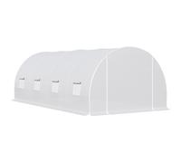 Outsunny 6 x 3 x 2 m Polytunnel Greenhouse w/ Zippered Door and 8 Windows