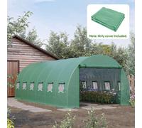 Outsunny 6 X 3 X 2M Greenhouse Replacement Cover Only For Tunnel Greenhouse