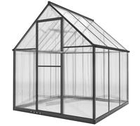 Outsunny 6 X 5.5Ft Polycarbonate Greenhouse Quick Setup Green House, Black Black