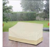 Outsunny Furniture Rain Cover 3 Seater Garden Rattan Chair Bench Waterproof Dust - Beige - 600D Oxford Cloth - 152cm x 87cm x 79cm