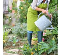 Outsunny 6pc Decorative Garden Fencing 24in x 12ft, Black