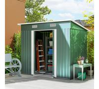 OutSunny Garden Shed 1.3 x 2.07 x 1.82 m Green