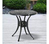 Outsunny Garden Dining Table - Black | TJ Hughes