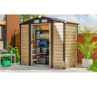 Outsunny 7ft x 4ft Metal Shed with Lock