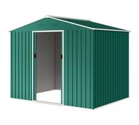 Outsunny 8 X 6Ft Garden Storage Shed With Double Door Green Green