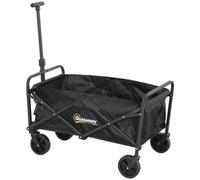 Outsunny 93L Festival Trolley on Wheels 100kg Heavy Duty Garden Cart Black