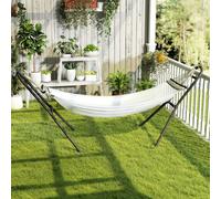 Outsunny 9ft Hammock Stand Adjustable with Non-Slip Feet, 250 kg Capacity - 278 x 97 x 112 cm - Hammock Stand - 1